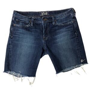 Lucky Brand Jeans by Gene Montesano Stark Sweet N Low Denim Blue Jean Shorts
